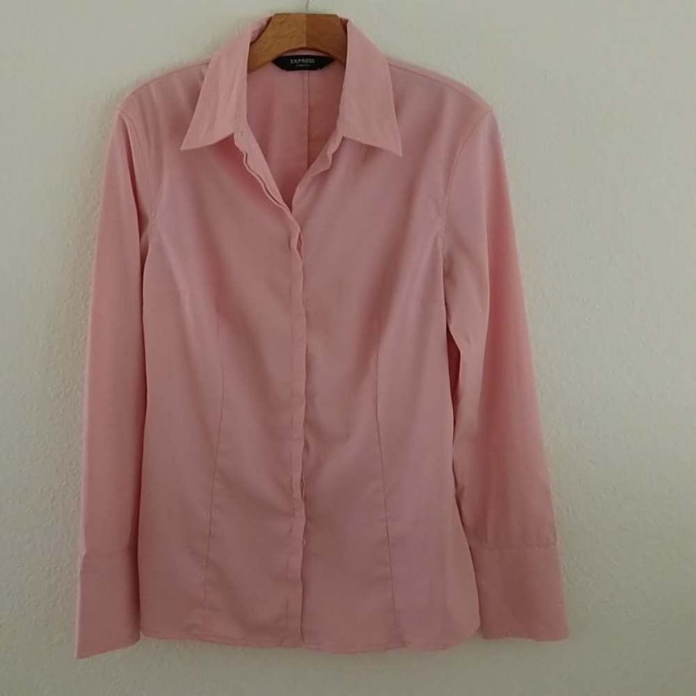 EXPRESS STRETCH pink dress shirt